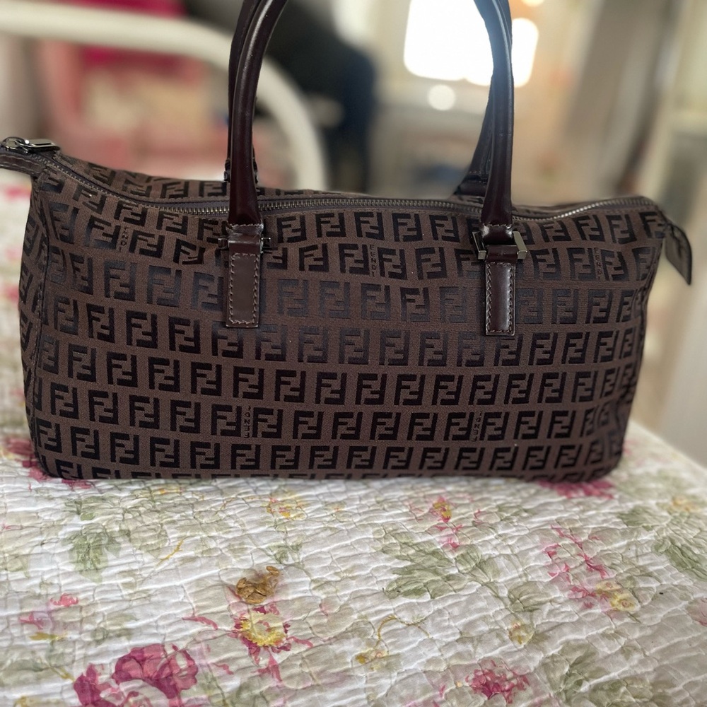 Fendi Brown Monogram Tote Bag
